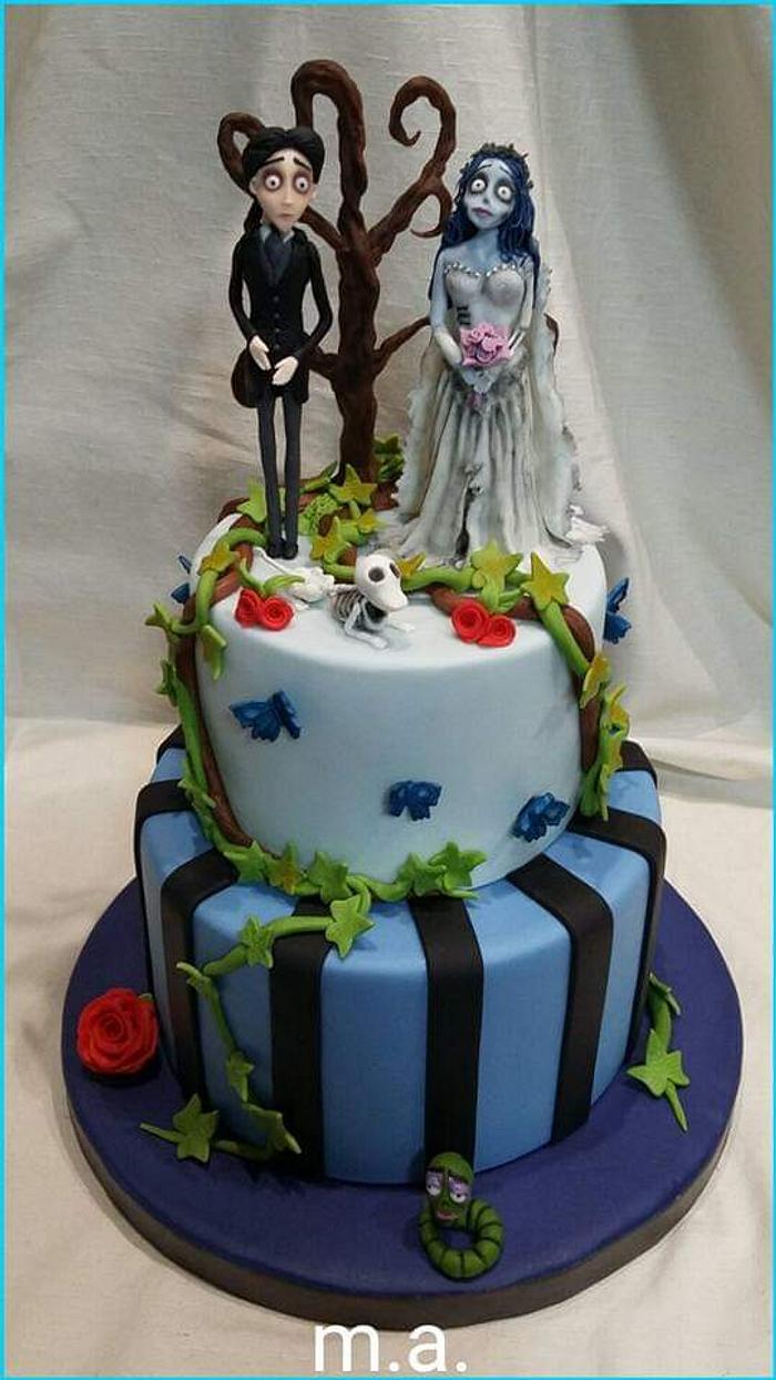 the corpse bride cake