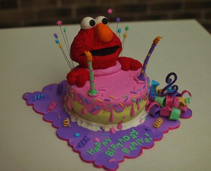 Elmo birthday cake 