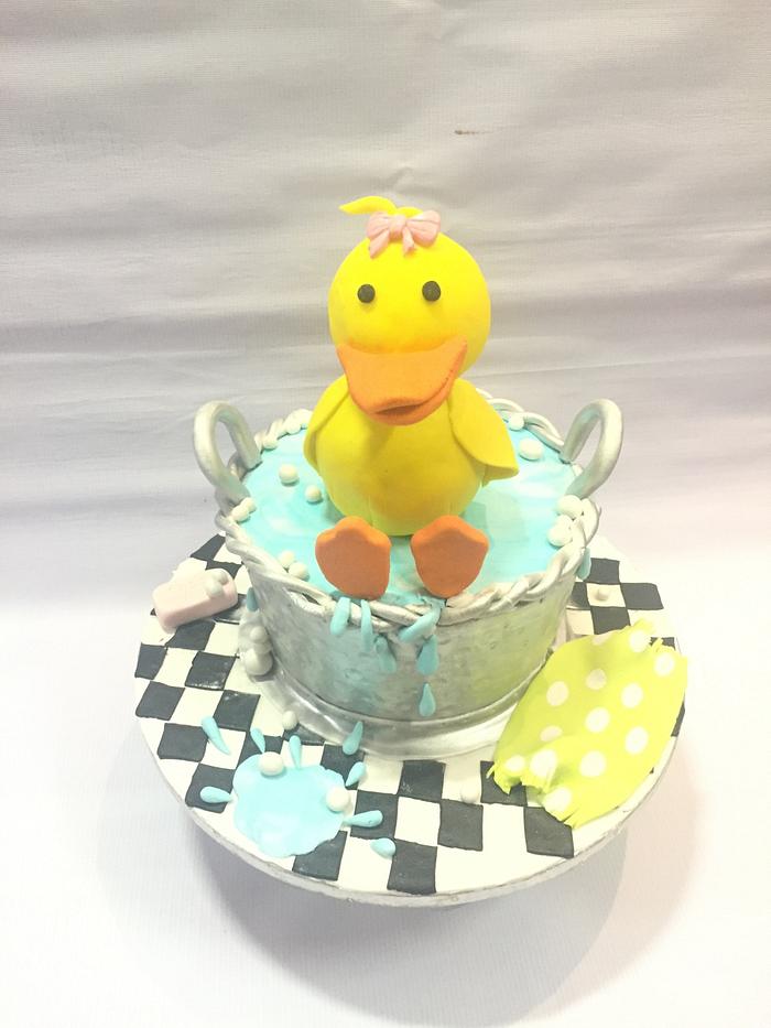 Bath ducky cake!