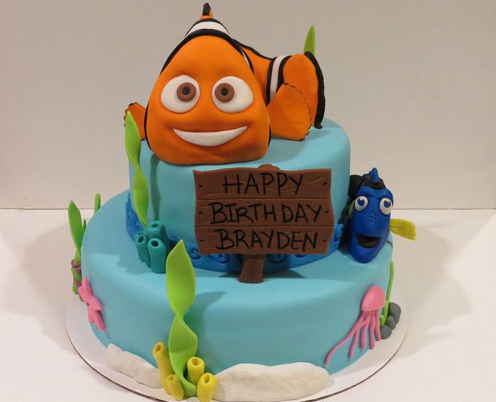 Nemo 4th Birthday Cake