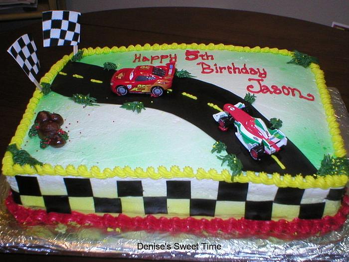 Cars II Cake