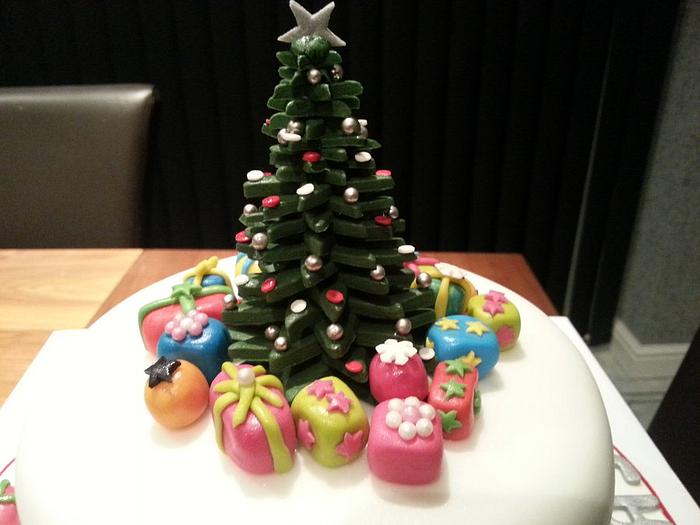 Tree Christmas Cake