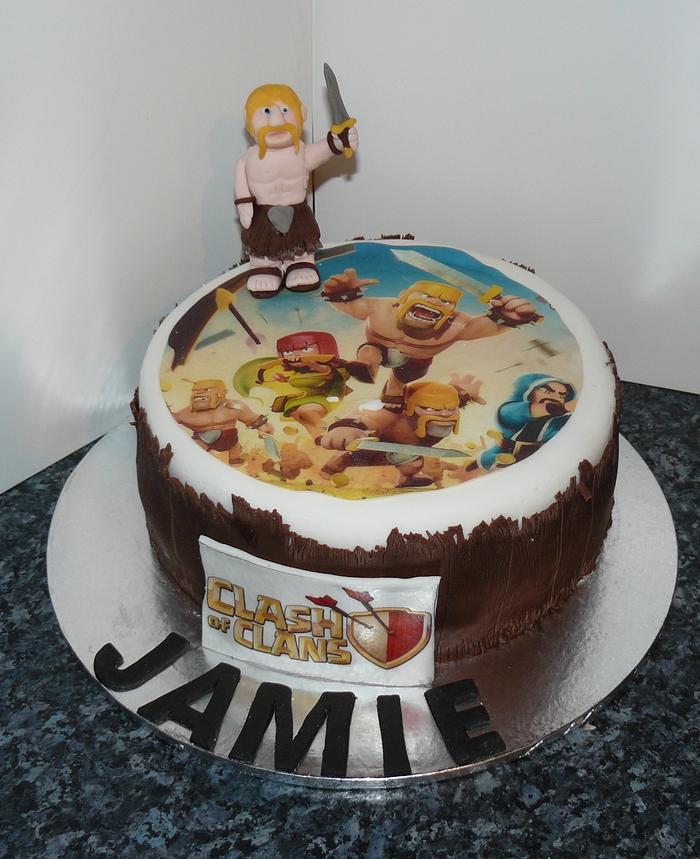 Clash of the Clans IVAN cake 