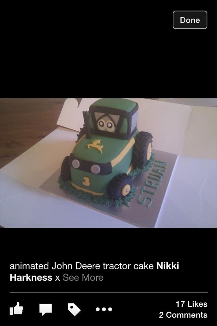 John Deere Tractor cakes