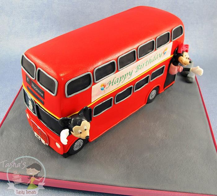 London Bus Birthday Cake