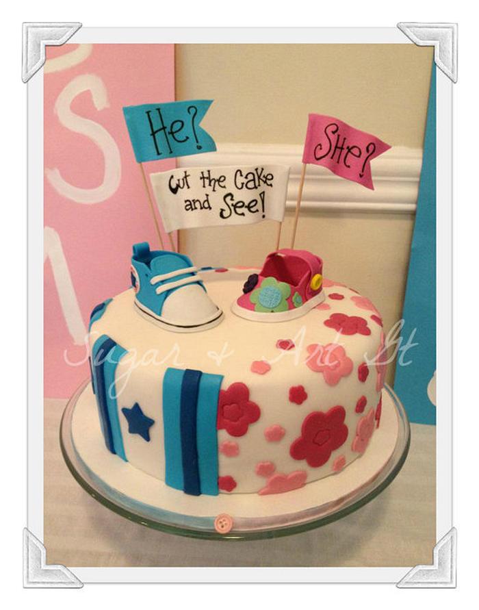 Gender reveal Cake 