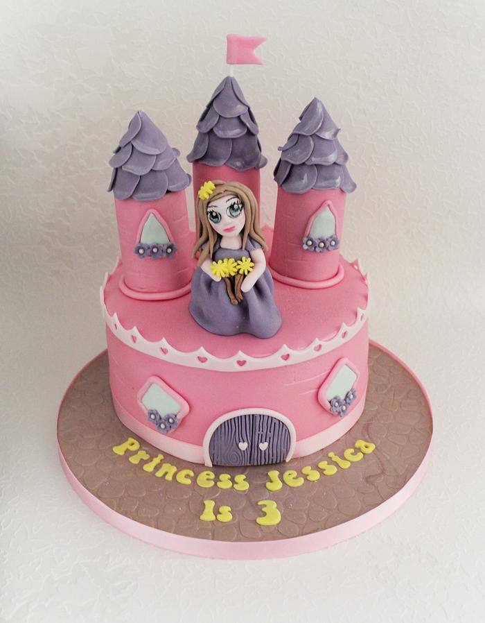 Loving Creations for You: 3D Big Princess Peppa Chiffon Cake