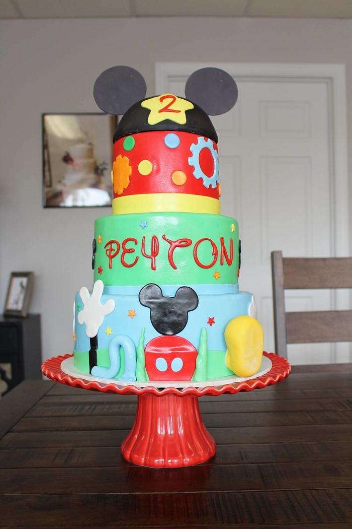 MIckey Mouse Clubhouse Cake