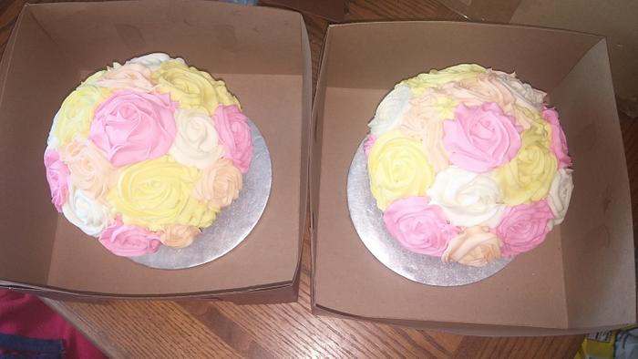 Giant twin cupcakes