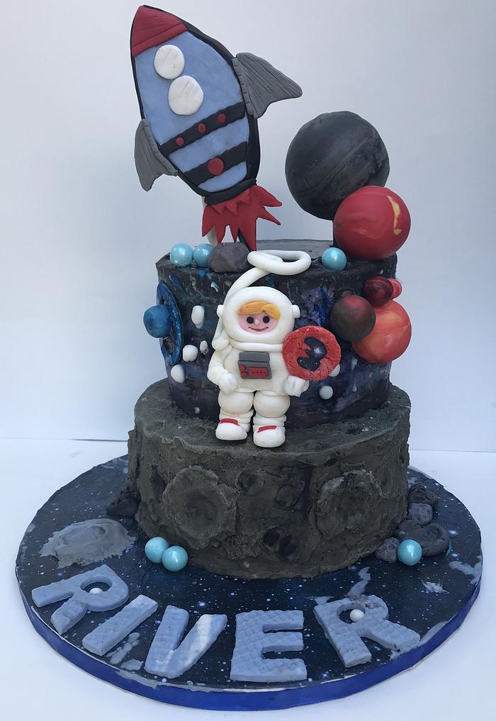 Planets Birthday Cake