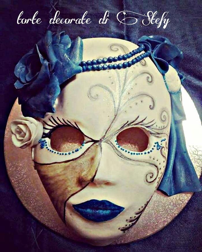 Mask in Venetian style