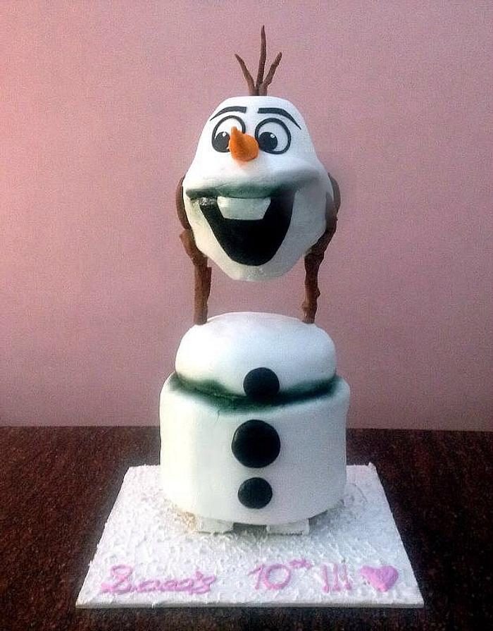 Olaf Cake
