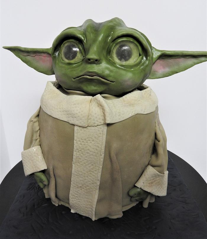 Baby Yoda 2 cake