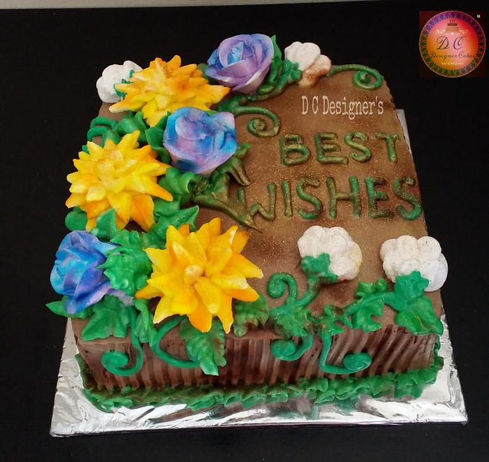 Best wishes cake 