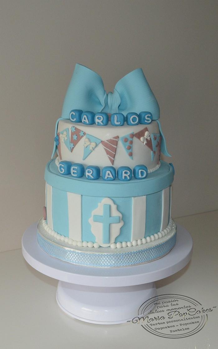 baptism cake