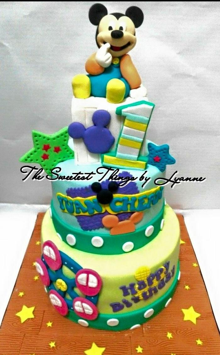 the mickey junior cake...