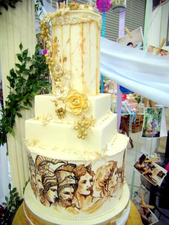 Greek Mythology- themed Cake