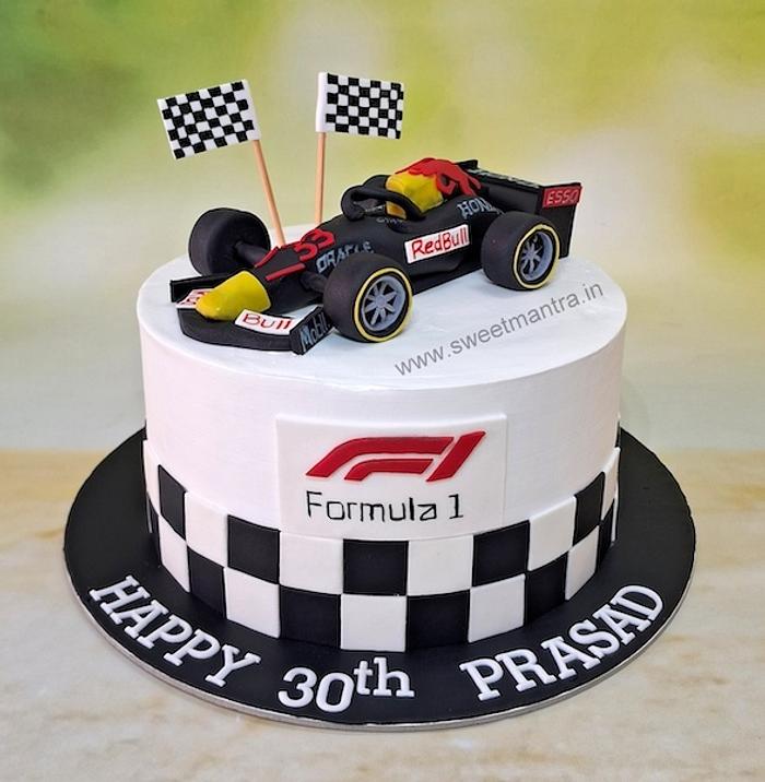 Formula 1 Racing car cake