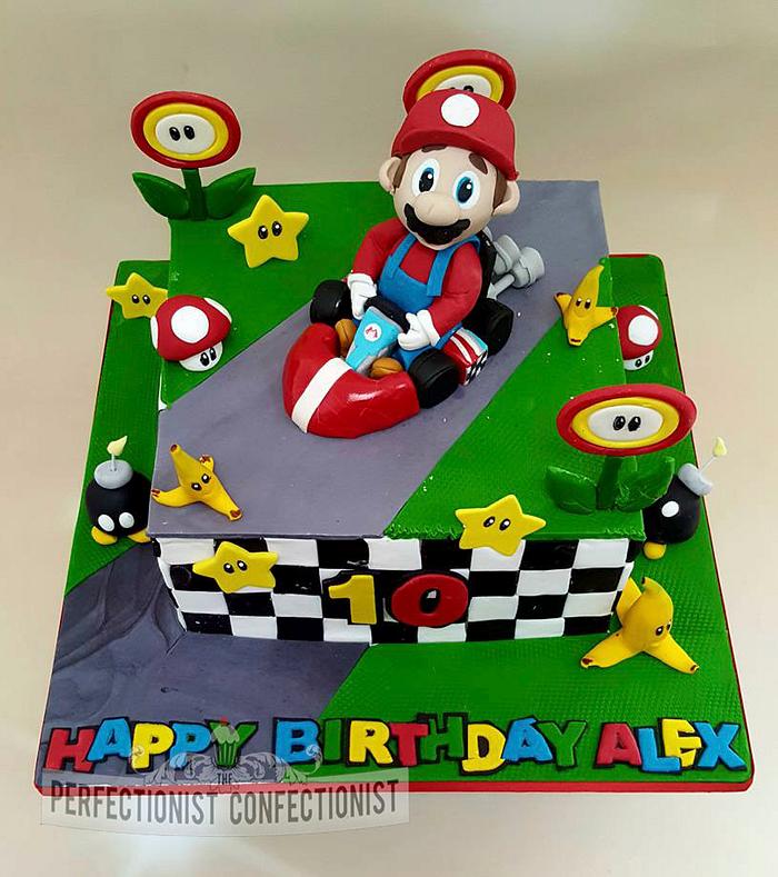 Alex - Mario Kart Birthday Cake