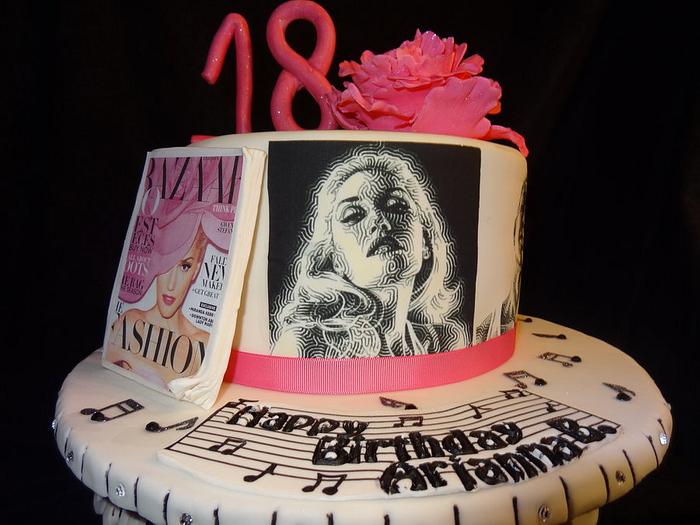 No Doubt (Gwen Stefani) 18th Birthday Cake 