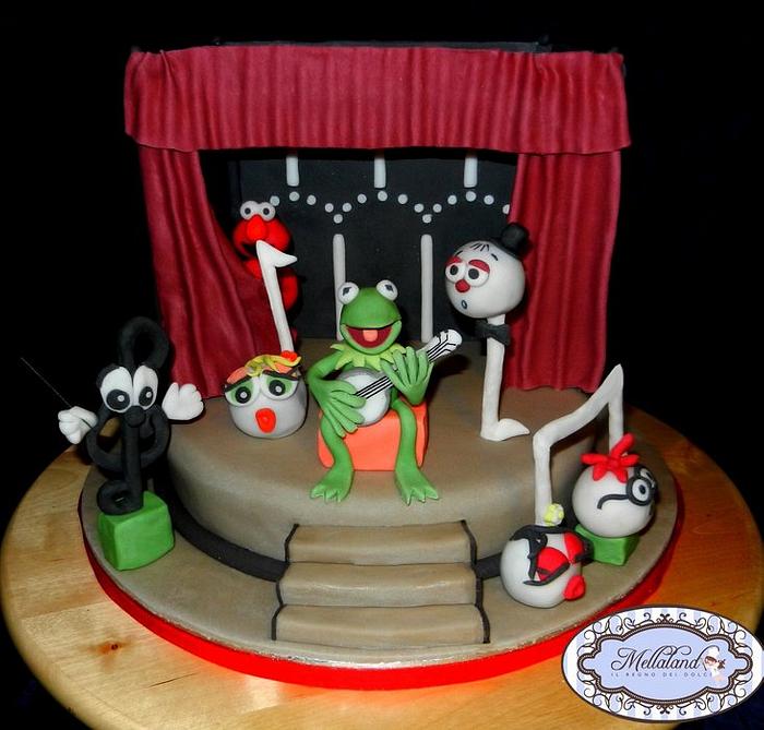 Torta "Muppet Show" ("Muppet Show" cake)