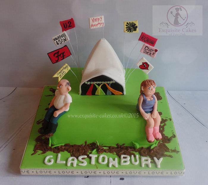 Glastonbury cake