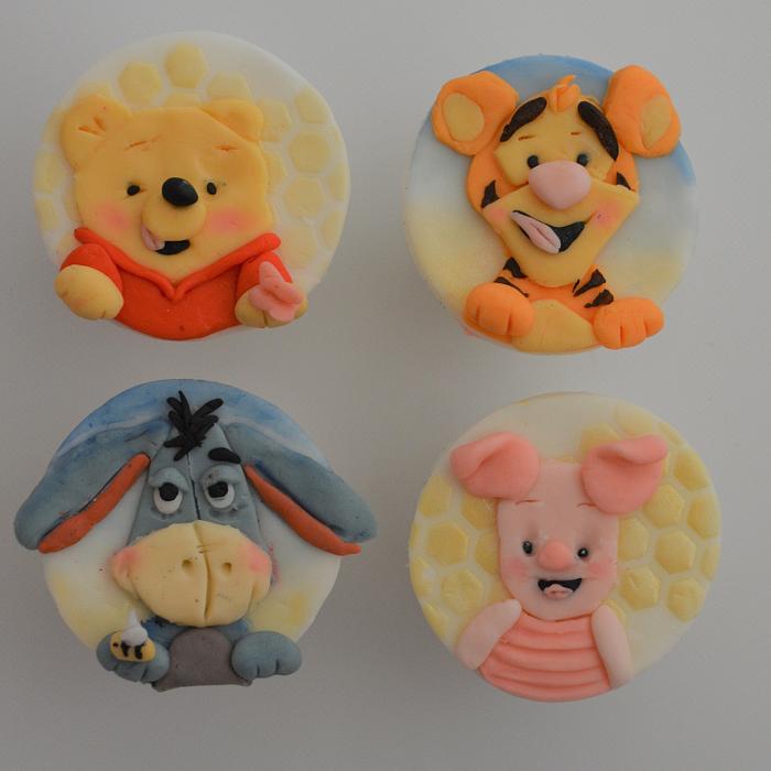 Winnie the Pooh cupcakes