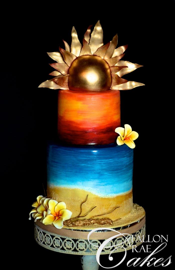 Summer time Beach Cake