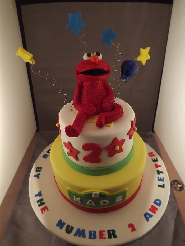 Elmo 2nd birthday cake