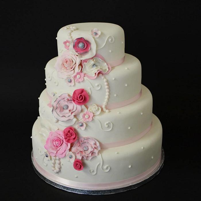 Pink Couture Girly Cake
