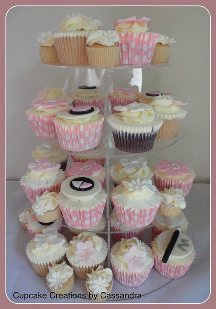 Creative Beauty's 10th Birthday Cupcakes