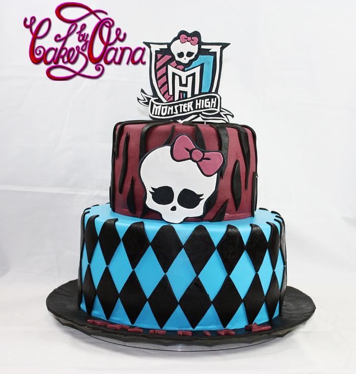 Monster high birthday cake