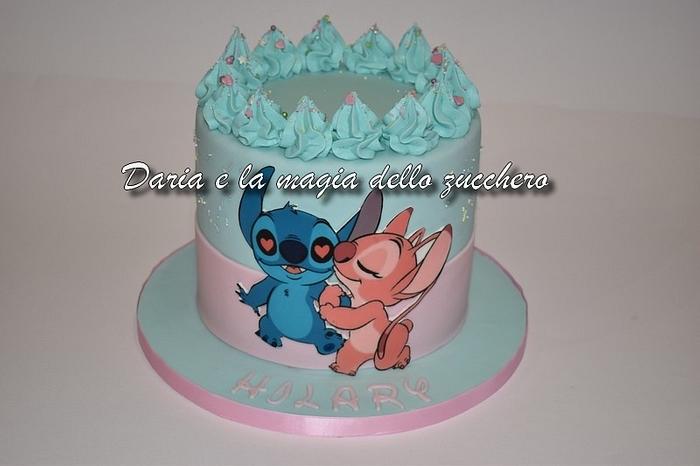 Stitch & Angel cake
