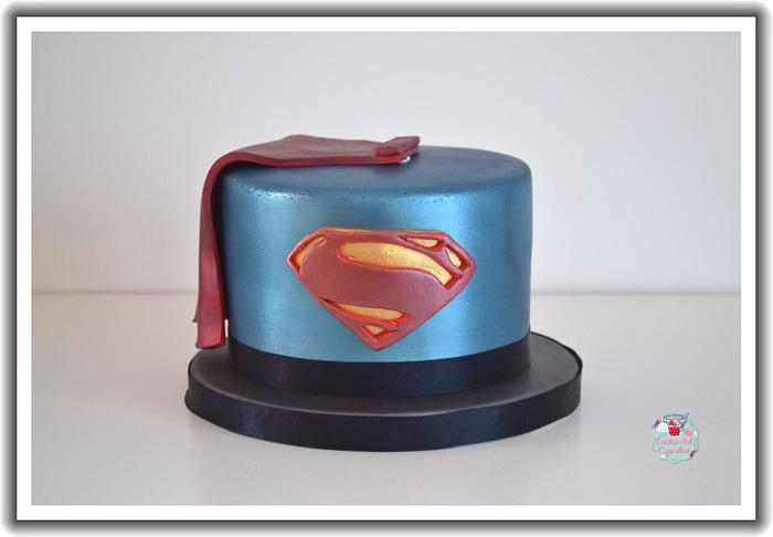 Superman Man Of Steel Cake
