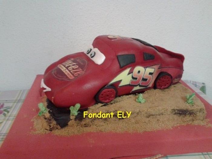 cake  coche rayo