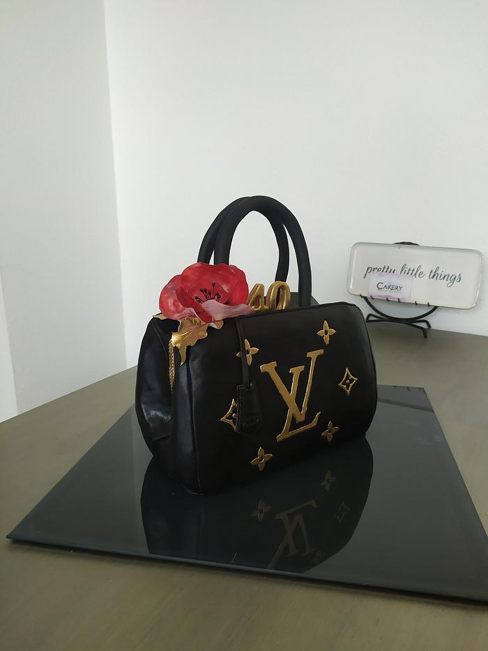 3D Louis Vuitton Purse Cake