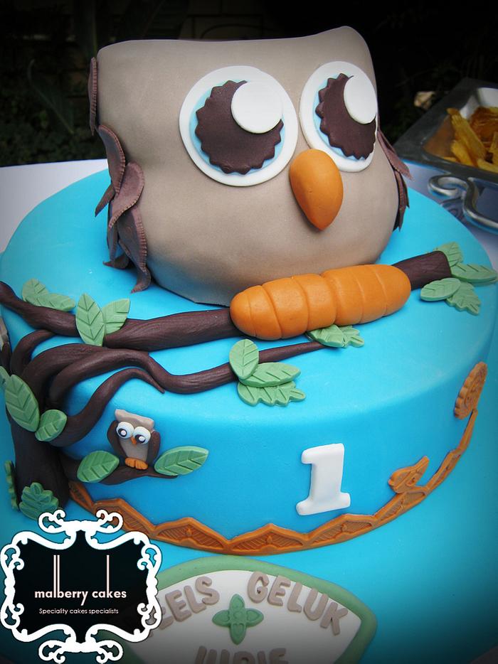 Owl cake