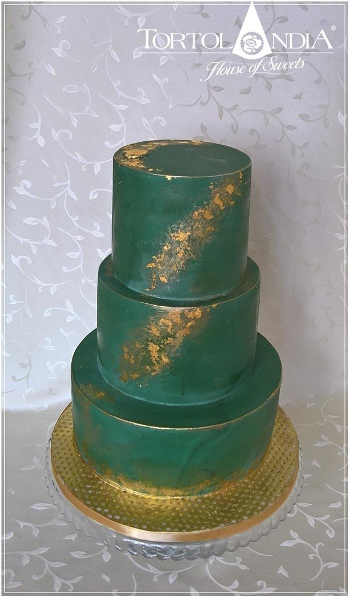 Lemon-Green Birthday Cake | Gatsy Cakes
