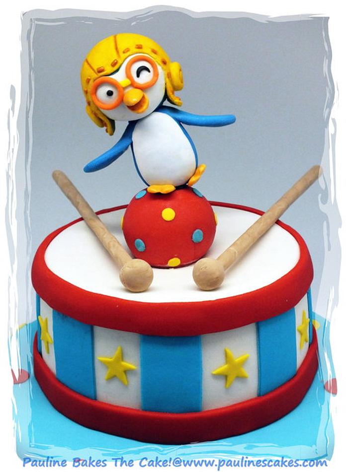 Pororo With A Difference ... The Winking Little Penguin With His Balancing Act!