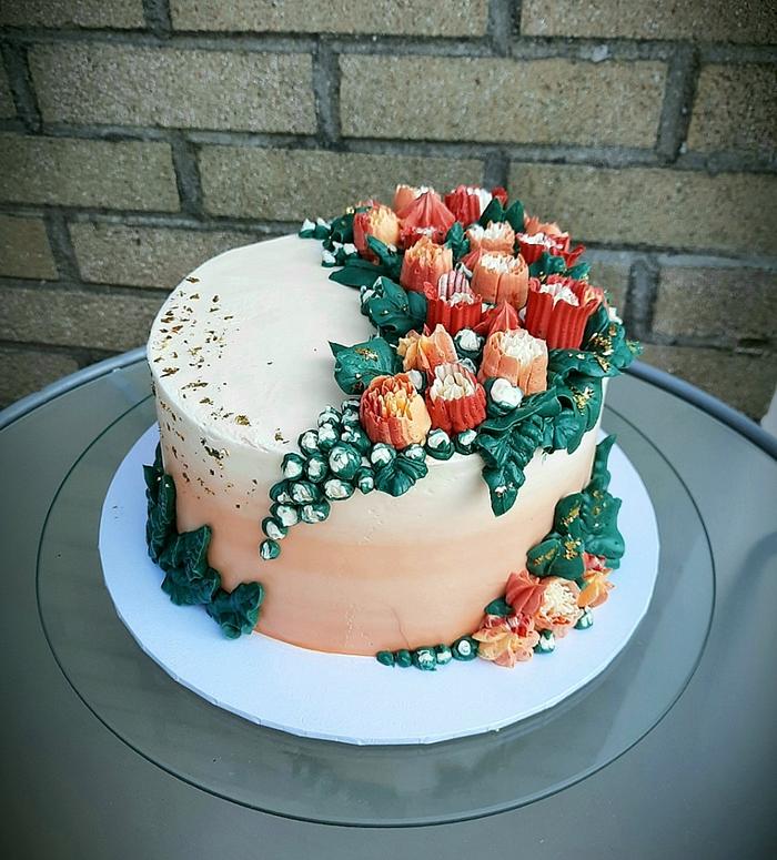 Floral cake 🎂