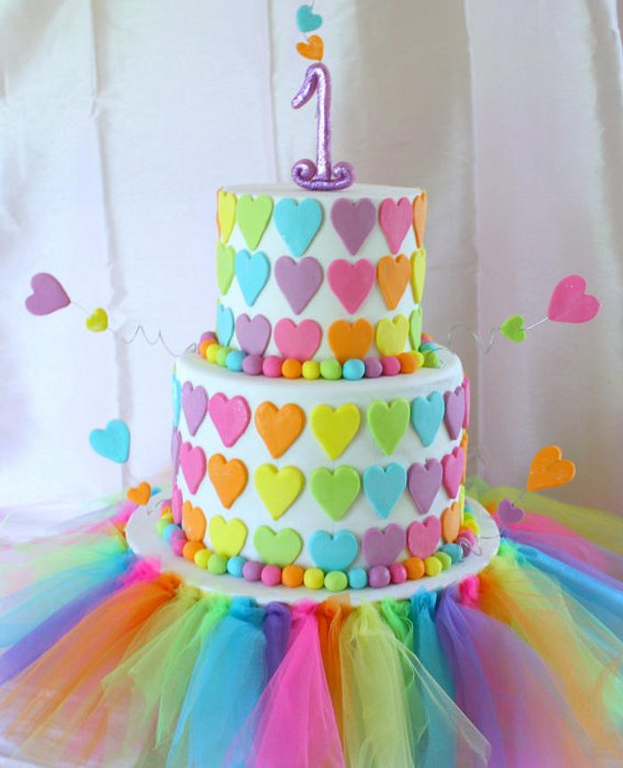 Rainbow First Birthday