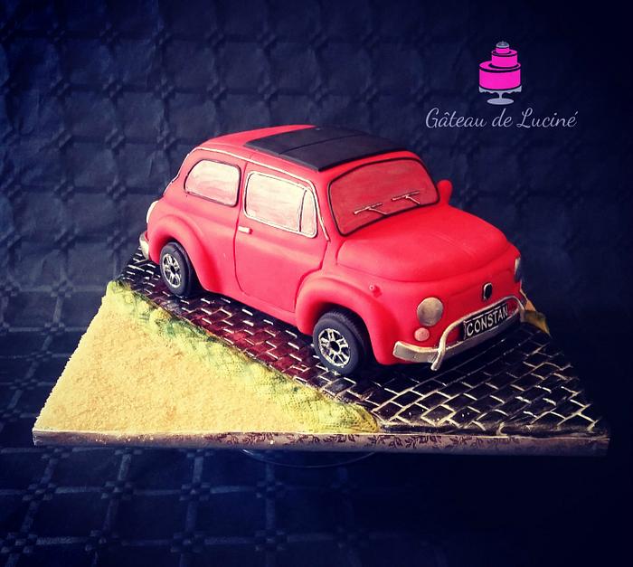 FIAT 500 3D cake