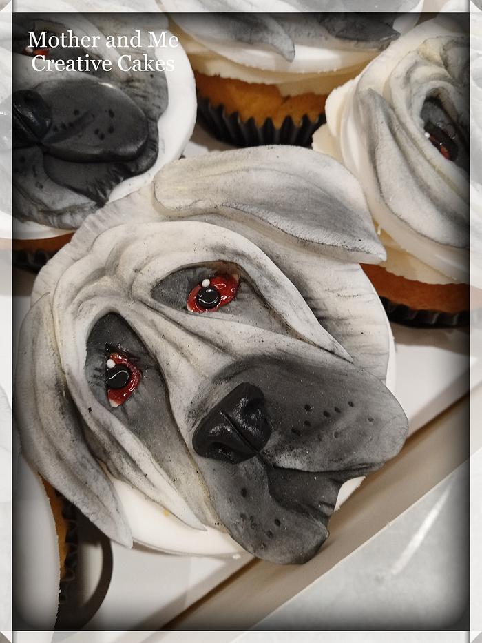 Dog cupcakes