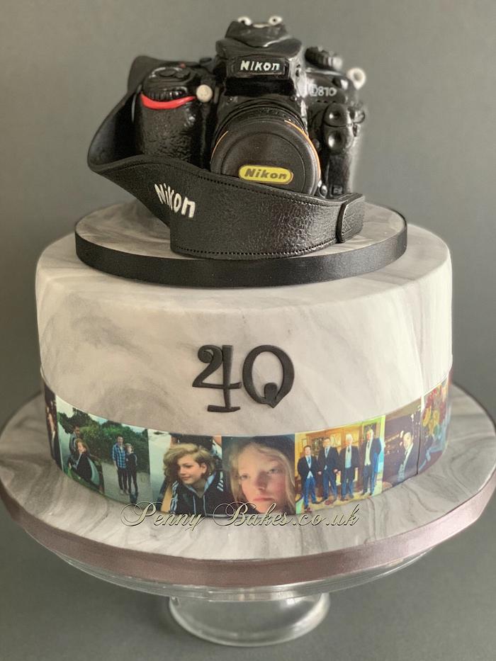 Nikon Camera cake