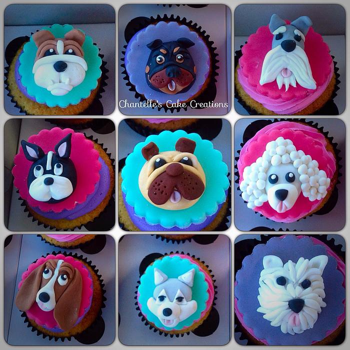 Doggy cupcakes