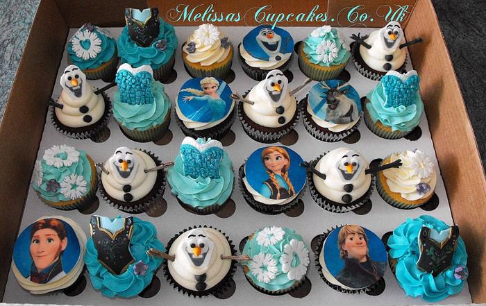 Frozen Disney Film Cupcakes