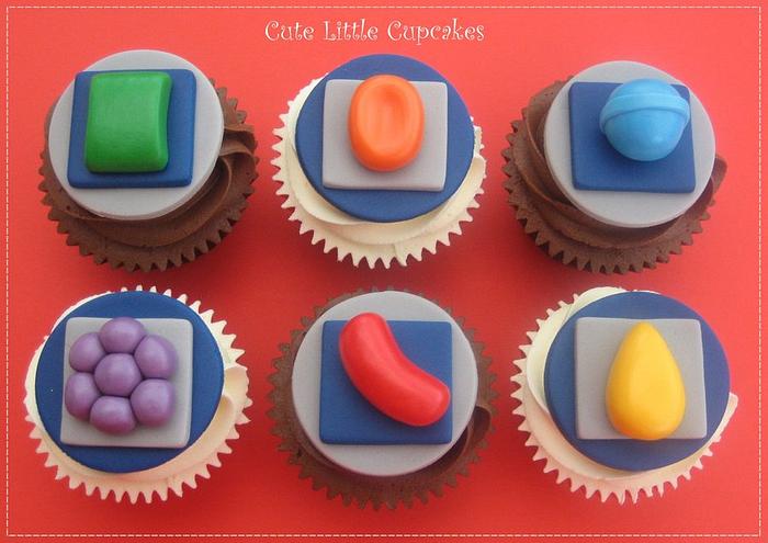 "Candy Crush" Cupcakes