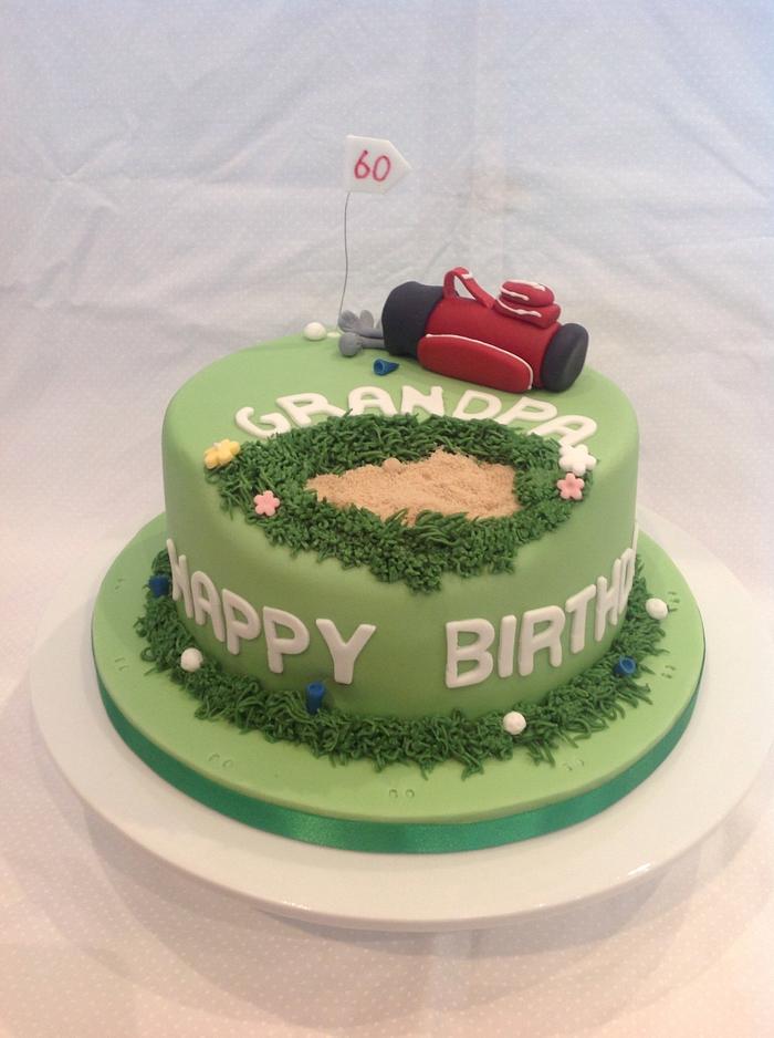 Golfer cake