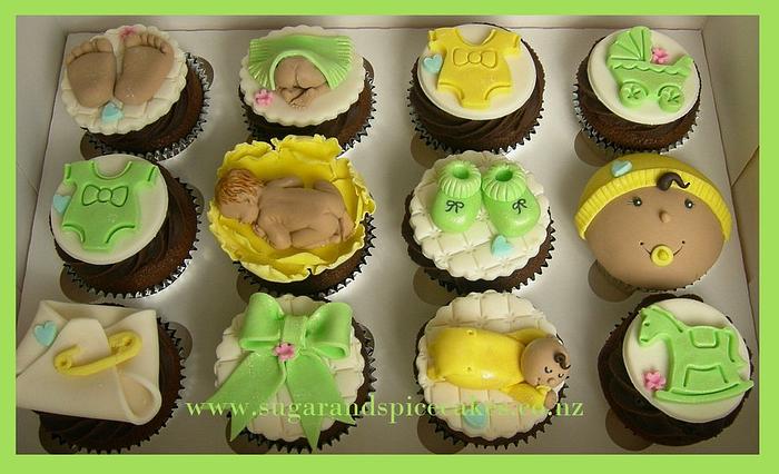 Baby Shower Cupcakes - Decorated Cake by - CakesDecor