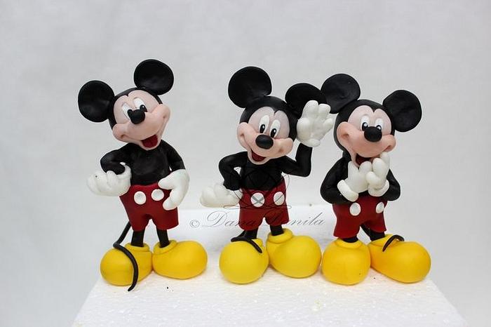 Mickey Mouse from sugar paste